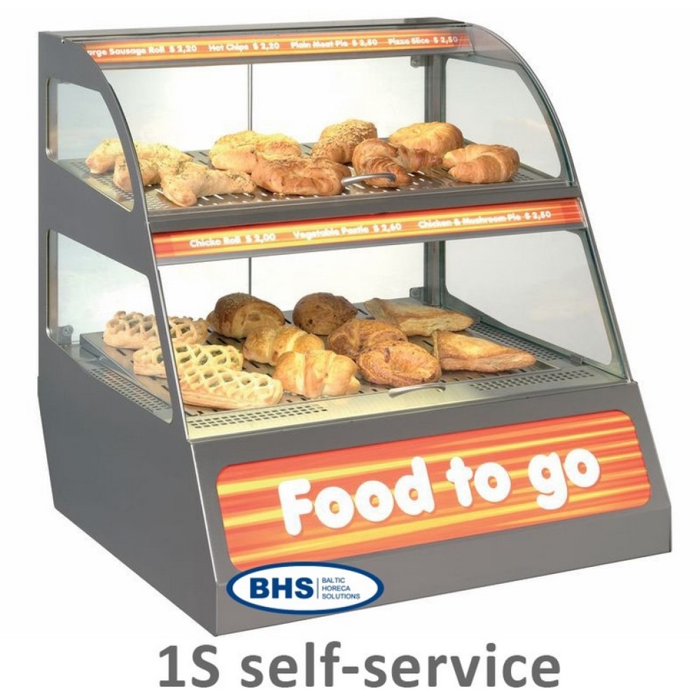 Vitrine chauffante KENTUCKY HOT 1S libre service