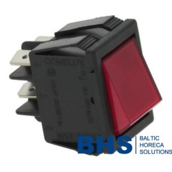 BIPOLAR SWITCH RED 16A 250V