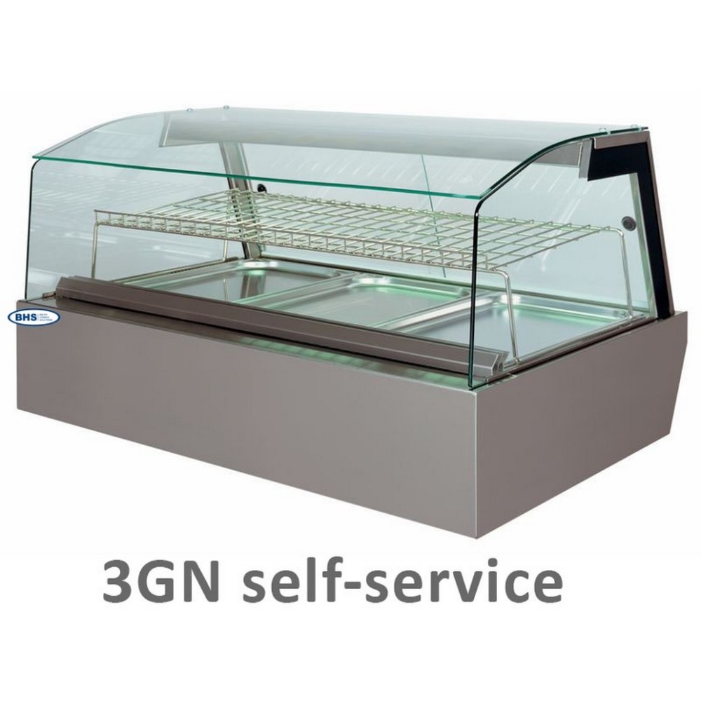 Vitrine chauffante KENTUCKY HOT 3GN libre service