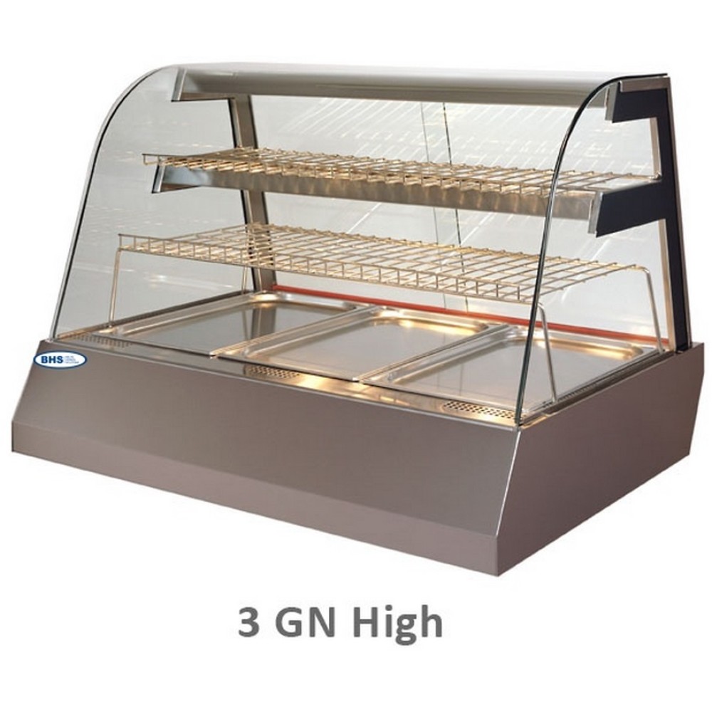 Heated display case KENTUCKY HOT 3GN High