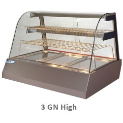 Vitrine chauffante KENTUCKY HOT 3GN Haute