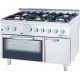 Gas stove with gas oven 32.5/6.0 kW