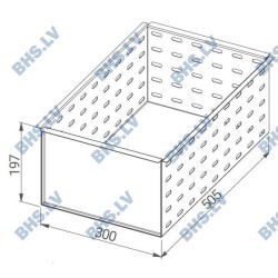 Insert perforé pour tiroir sur monobloc