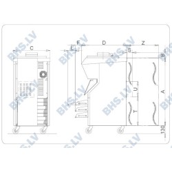 Electromechanical batch freezer BFE400A