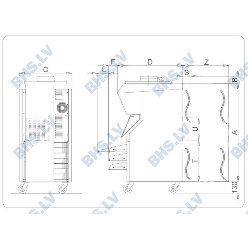 Electronical batch freezer BFX1000