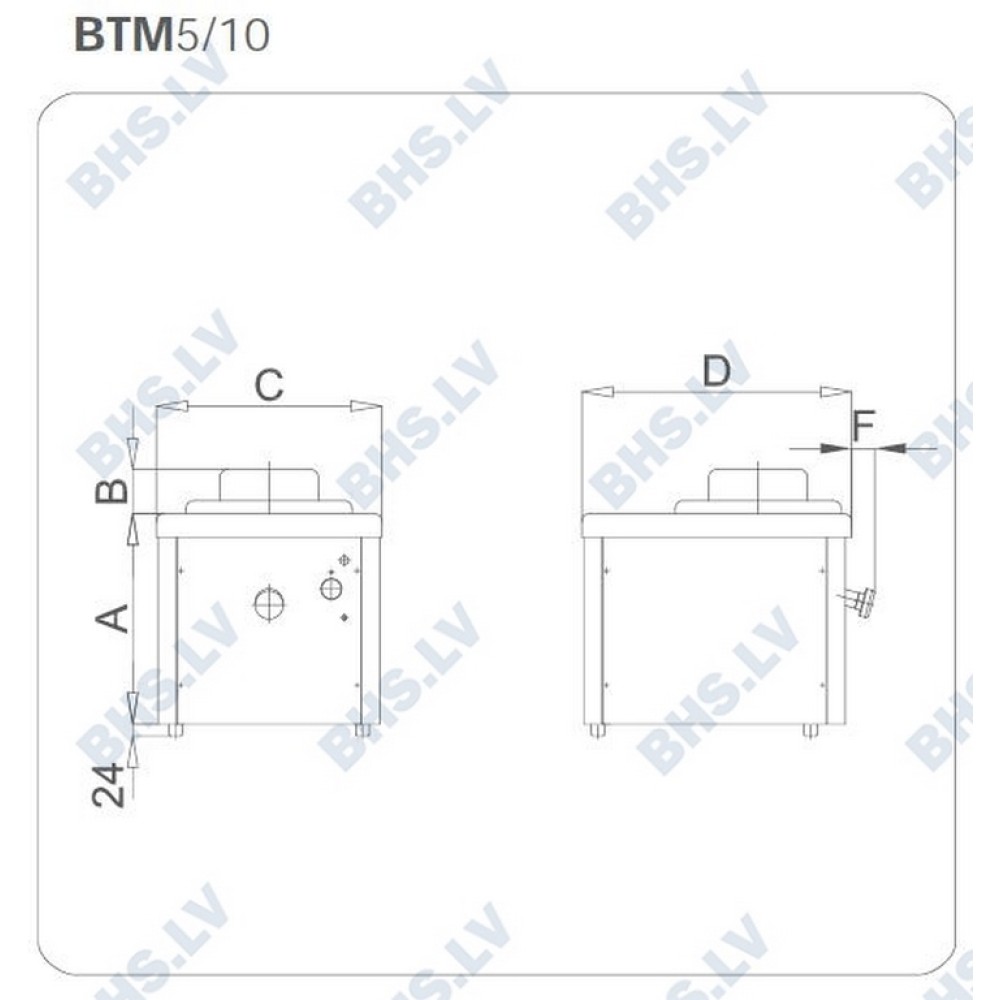 Electromechanical batch freezer BTM5A