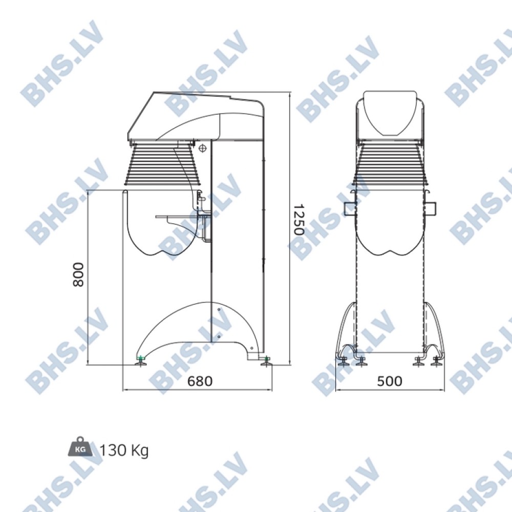 Миксер планетарный BULL20C