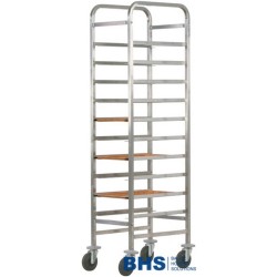 Reinforced trolley for 10 trays