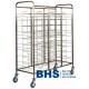 Universal trolley for 30 trays with side panels