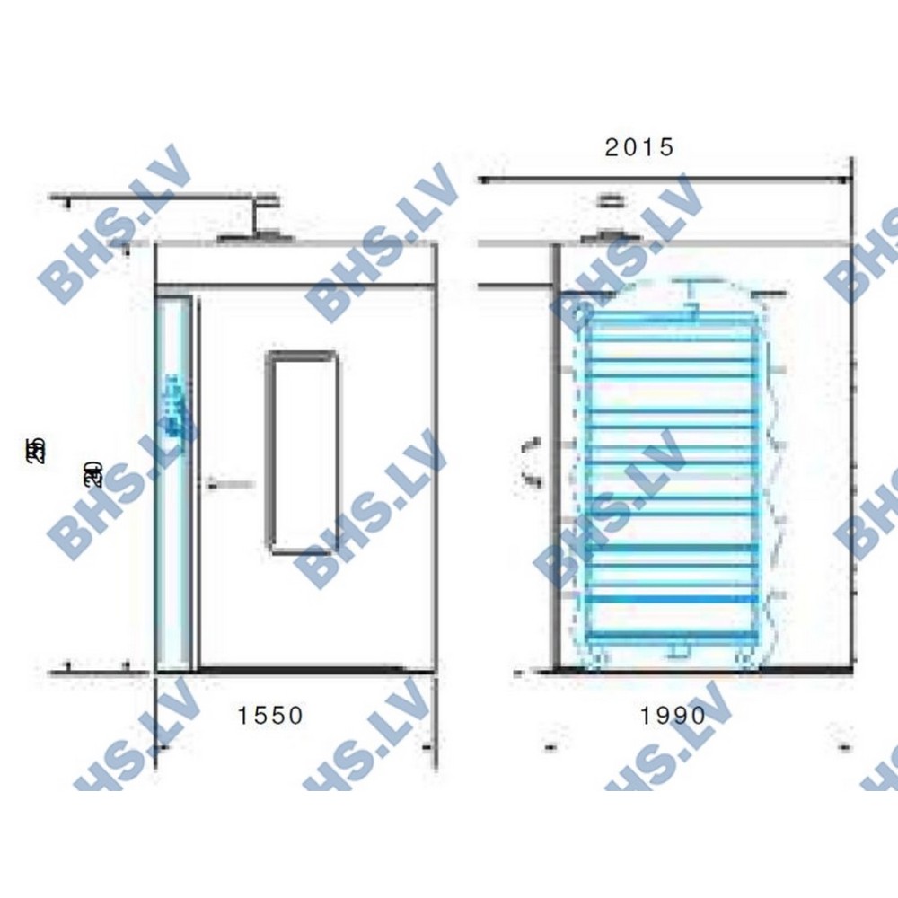 Elektriskā rotējošā krāsns E11/T11 80.0kW