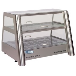 Vitrine chaude ELBE Inox