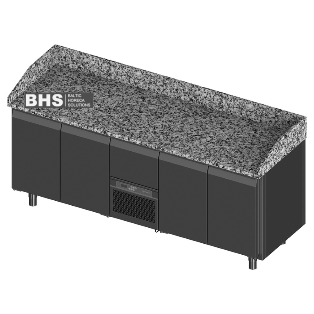 Comptoir de refroidissement avec plateau en granite 2130 mm P404