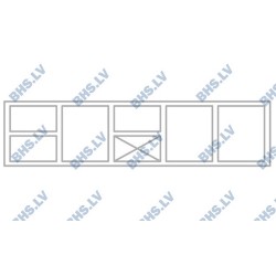 Cooling counter P433 2130 mm