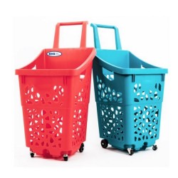 Rolling shopping basket 6018