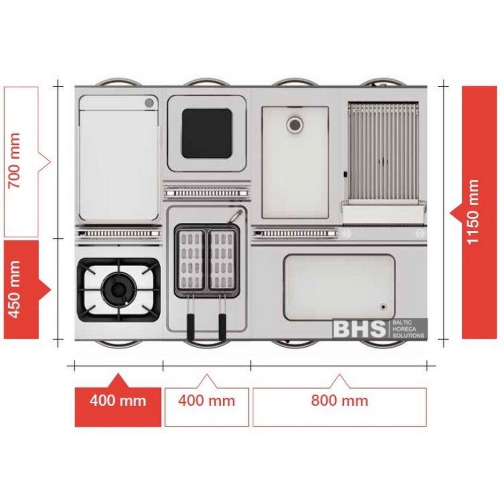 Electric stove PCM8FE7 5.2 kW