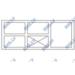 Worktop refrigerator with granite surface P230 1300 mm