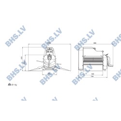 Manual dough sheeter S5BM