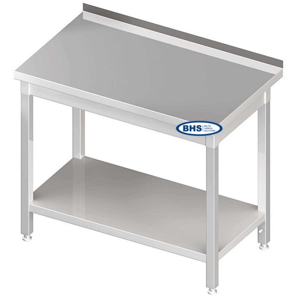 Metal table with shelf 1700