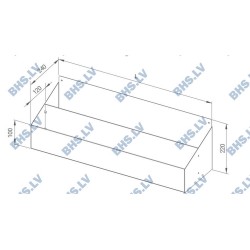 Mounted speed rack double 500