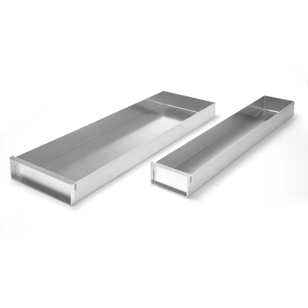 Kepimo skarda su nuimamu šoniniu skydeliu 580x100x(H)50 mm (689851)