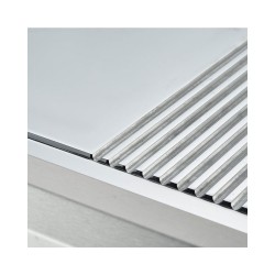 Elektrinis chromuotas grilis 8.1 kW lygus