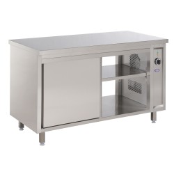 Стол с теплым шкафом с раздвижной дверью 1000 x 700 mm