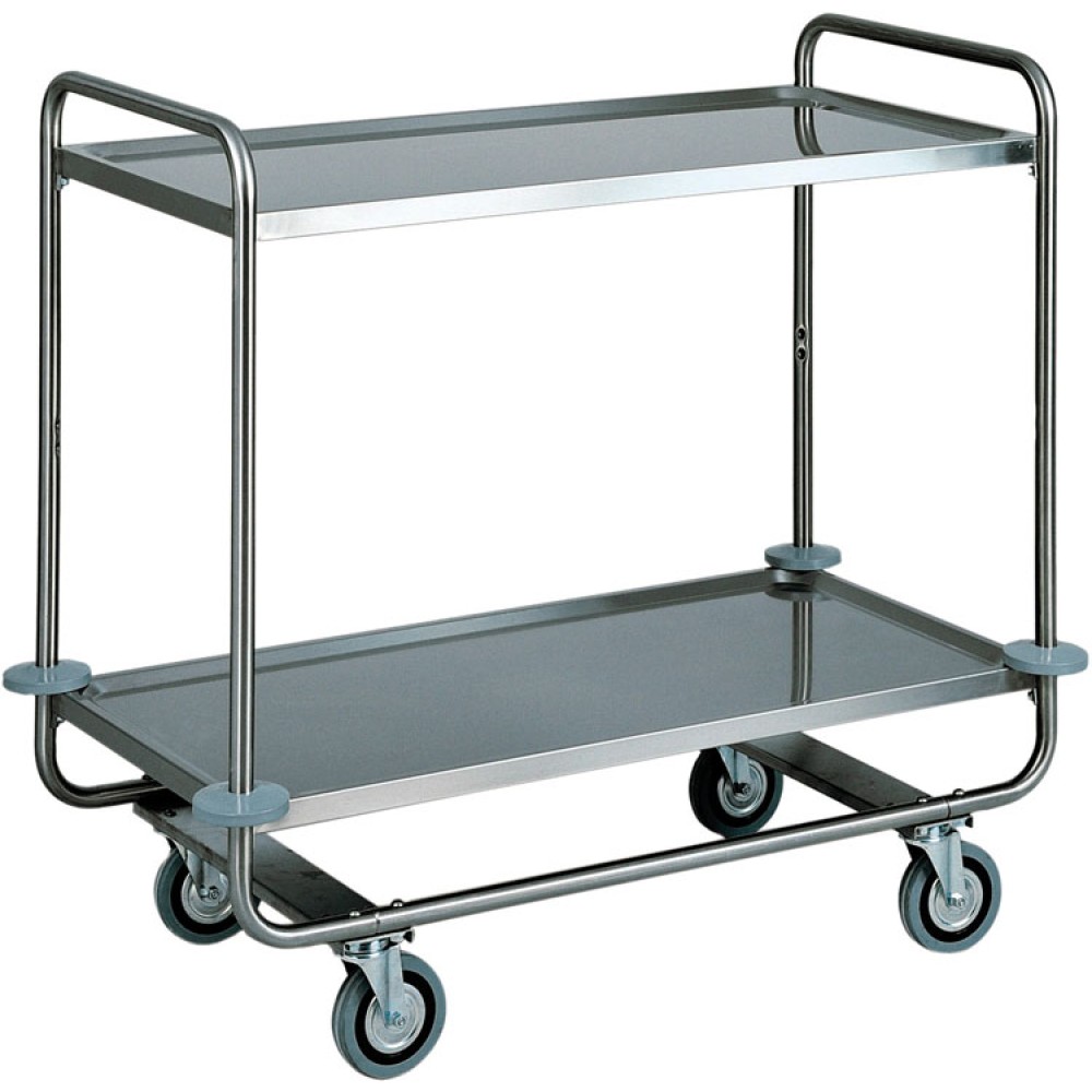 Chariot polyvalent en acier inoxydable pour GN1/1