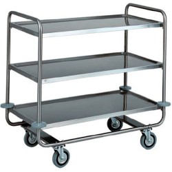 Chariot de service en acier inoxydable CA1431