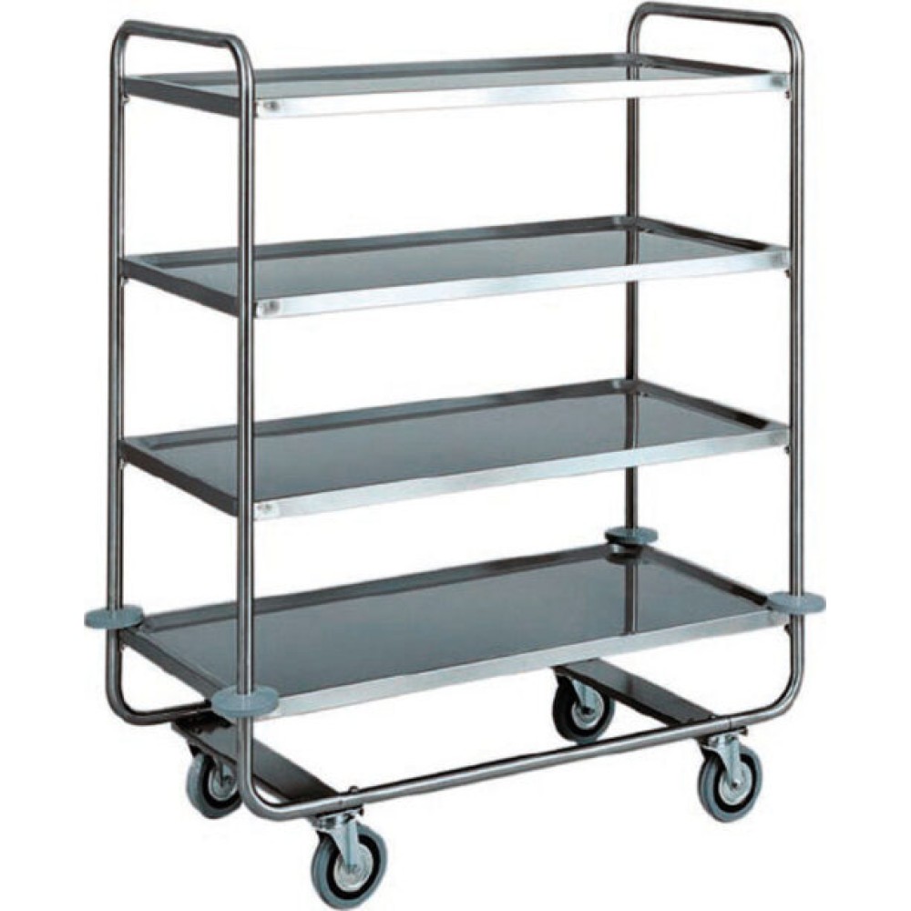 Chariot Service Acier Inoxydable CA1431 – Qualité Supérieure Chariot Service Acier Inoxydable CA1431 – Qualité Supérieure
