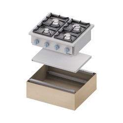 Газовая плита с 6 конфорками 1200 32,5 кВт