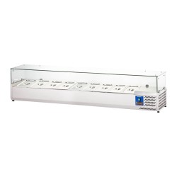 Šaldymo vitrina 2000 mm 10 x GN1/4