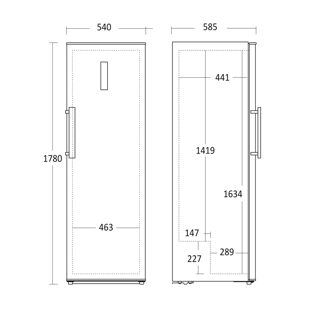Стильный холодильник SKS346WE для вашего дома
