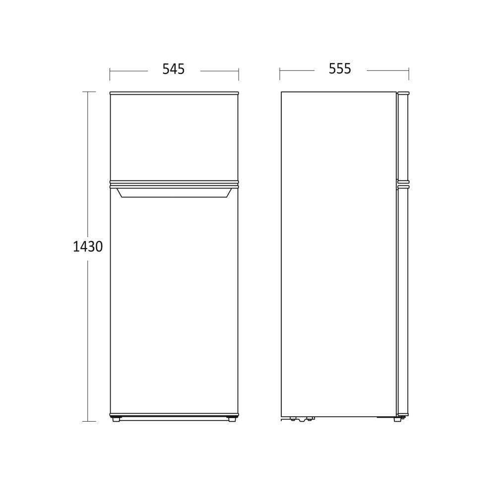 Холодильник CBF206WE - Простота и надежность
