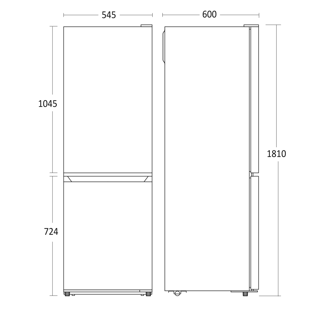 Холодильник Combi CBF253NFW