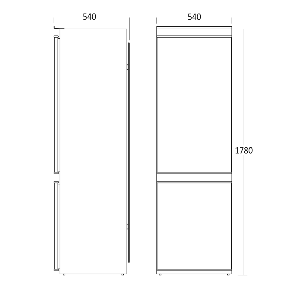 Smart Combi Fridge-Freezer BIC249WE