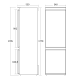 Refrigerator Combi CBI267NFWD