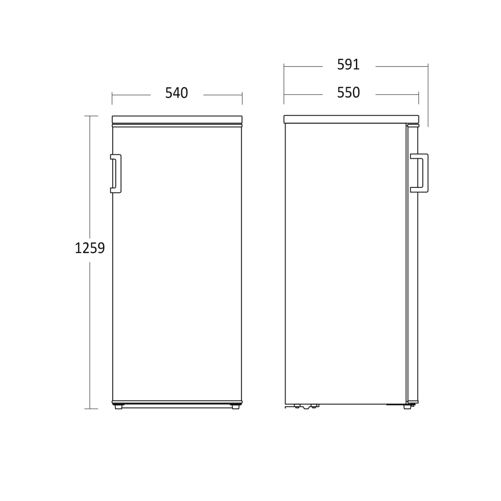 Spacious Built-in Freezer FRF145WE