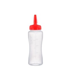 Mērces dozators sarkans 500 ml