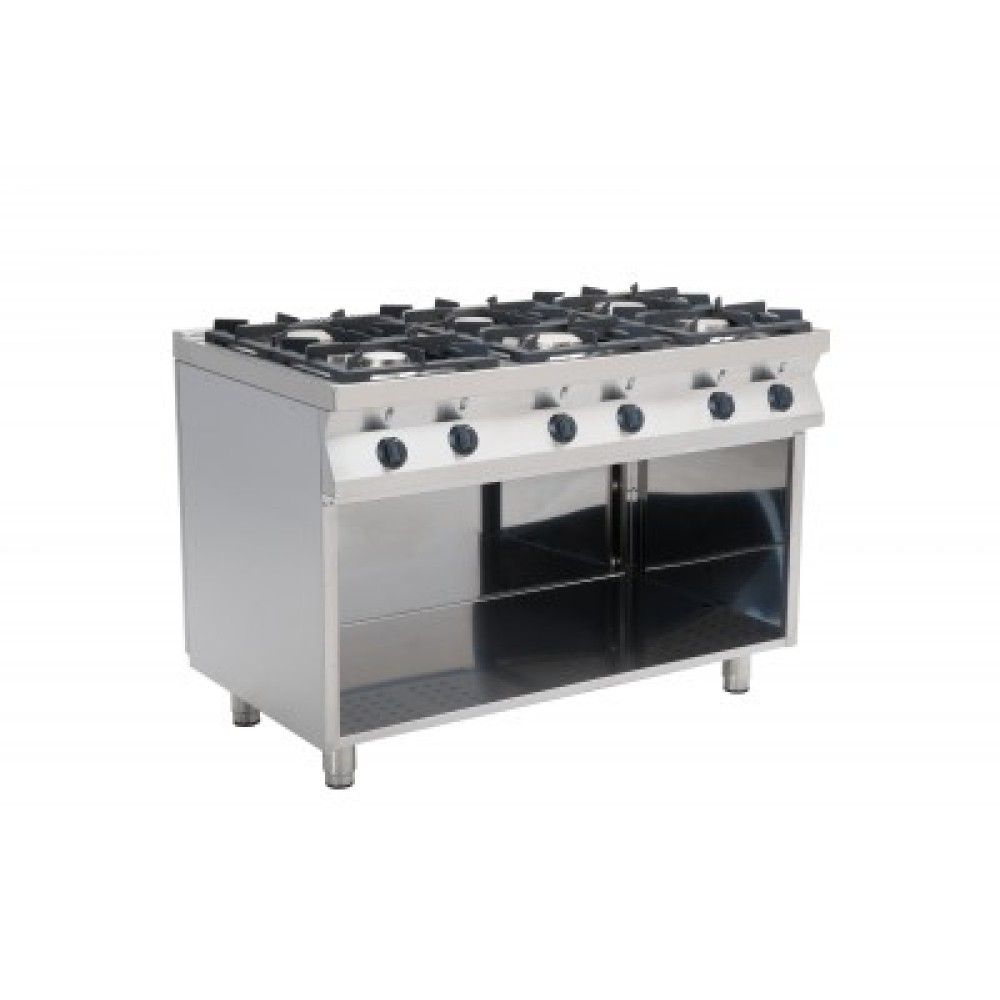 Commercial Gas Range with Storage - SMART S7/KUG6BA