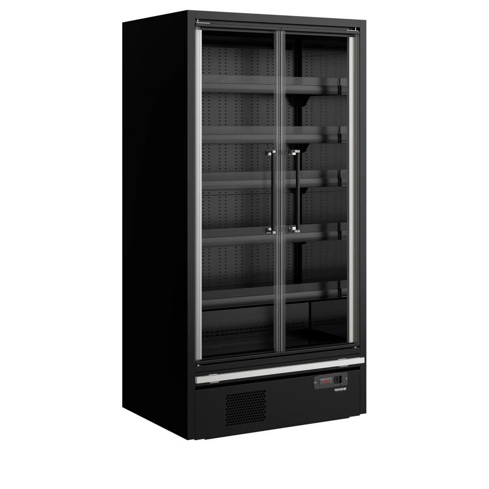 Vitrine Réfrigérée Galaxy+ GP10FGD Maxi Noir Élégante