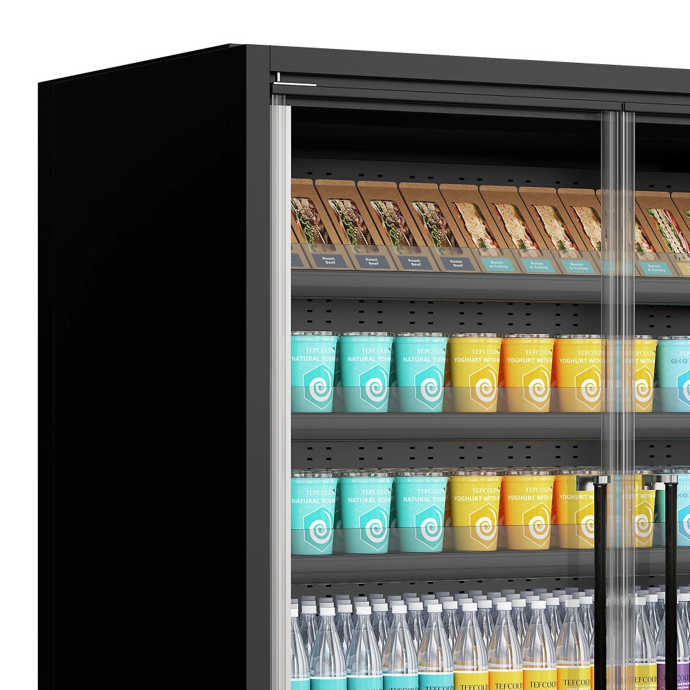 Vitrine Frigo Galaxy+ GP14FGD Maxi Noire