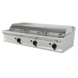 Lavastone ribbed gas griddle L7/BS3BB