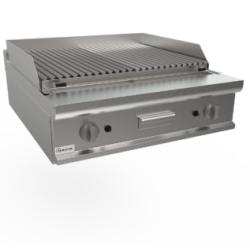 Lavastone ribbed gas griddle LQ/BS2BB