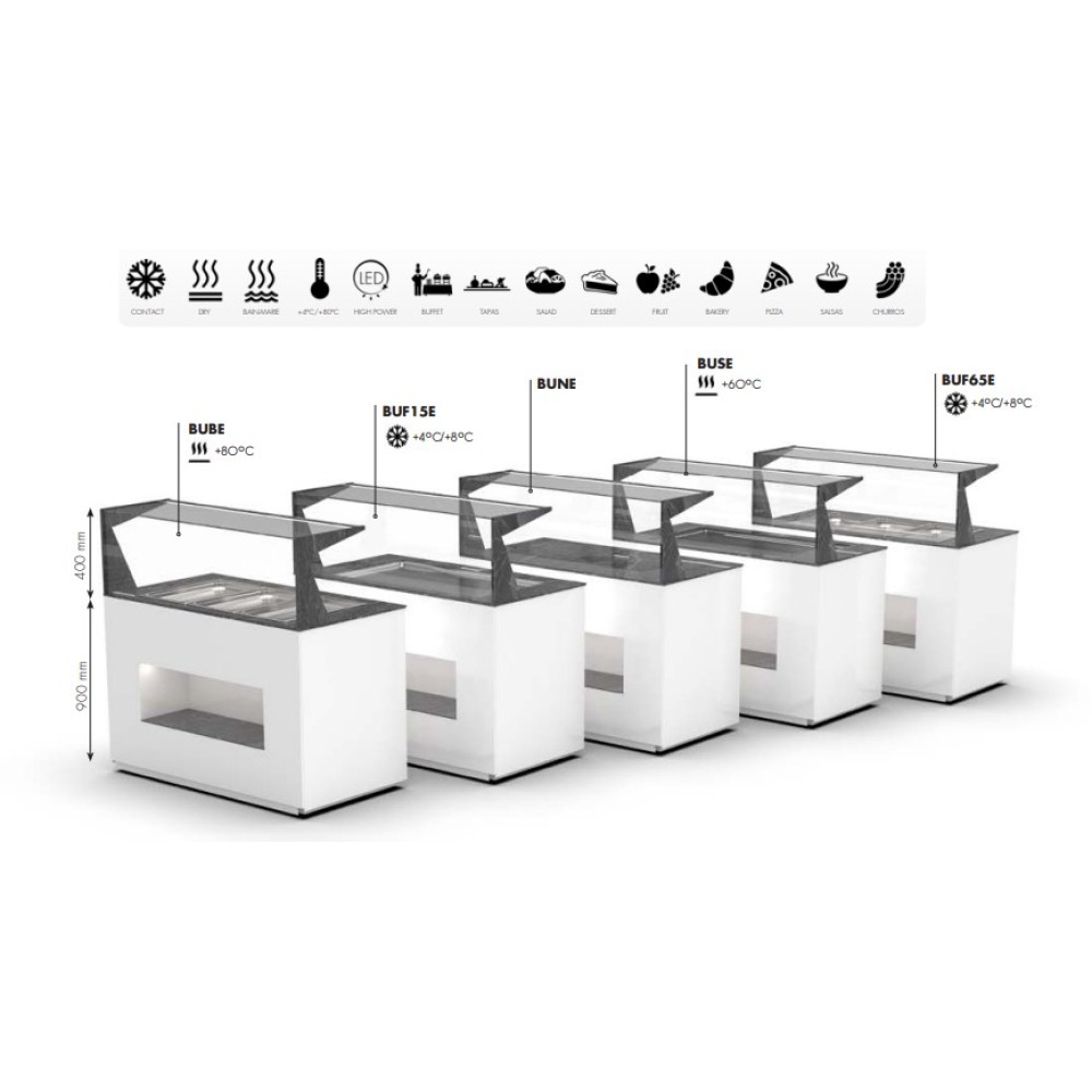 Self-service showcase BUFFET 65E