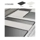 Aliuminio padėklas AluLine 3020, juodas (A00030441)
