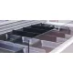 L formos skirtukas iš polimetilmetakrilato (organinio stiklo) 6565 – 280 × 65 × 65 mm, juodas (A00021182)