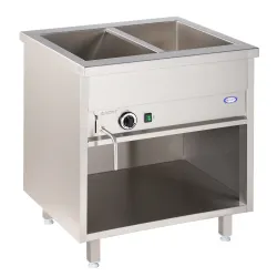 Eraldiseisev bain-marie 2xGN 1/1, ühise temperatuuri reguleerimisega