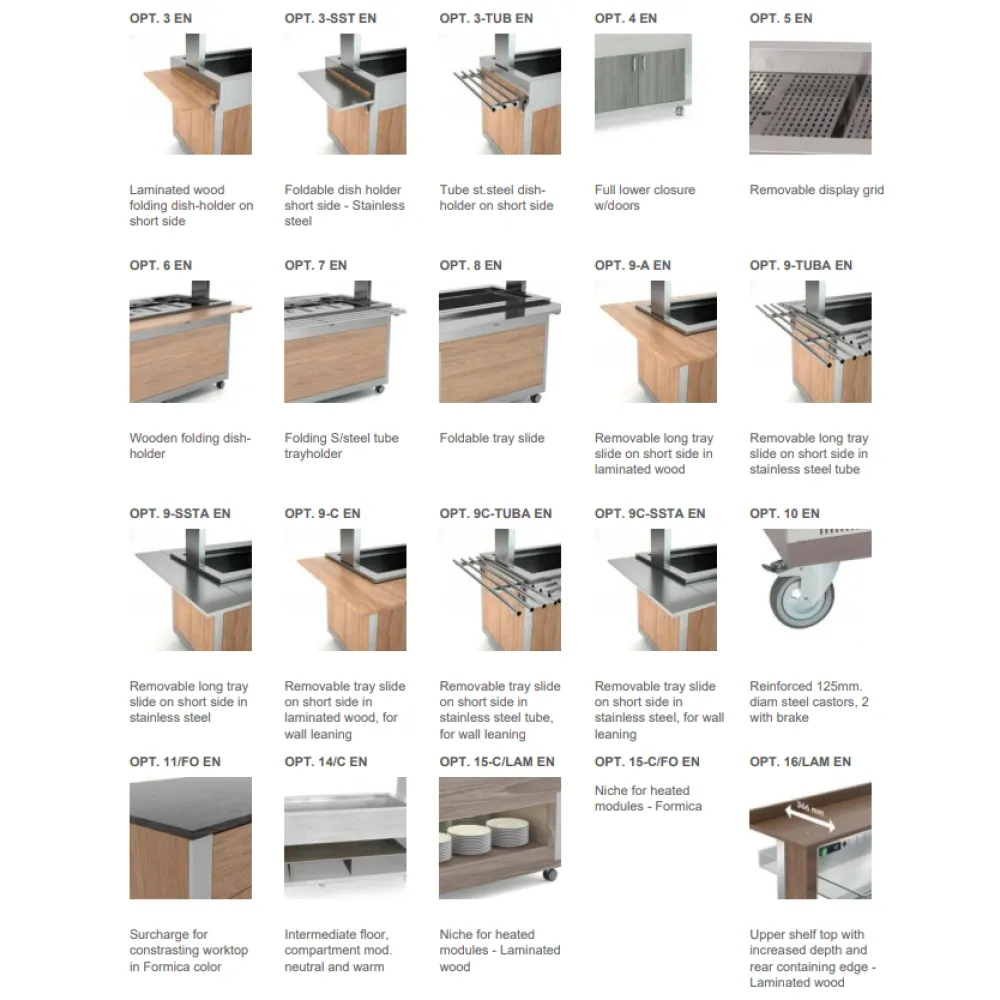 Athena Halogen Heated Buffet Table with Sneeze Guard