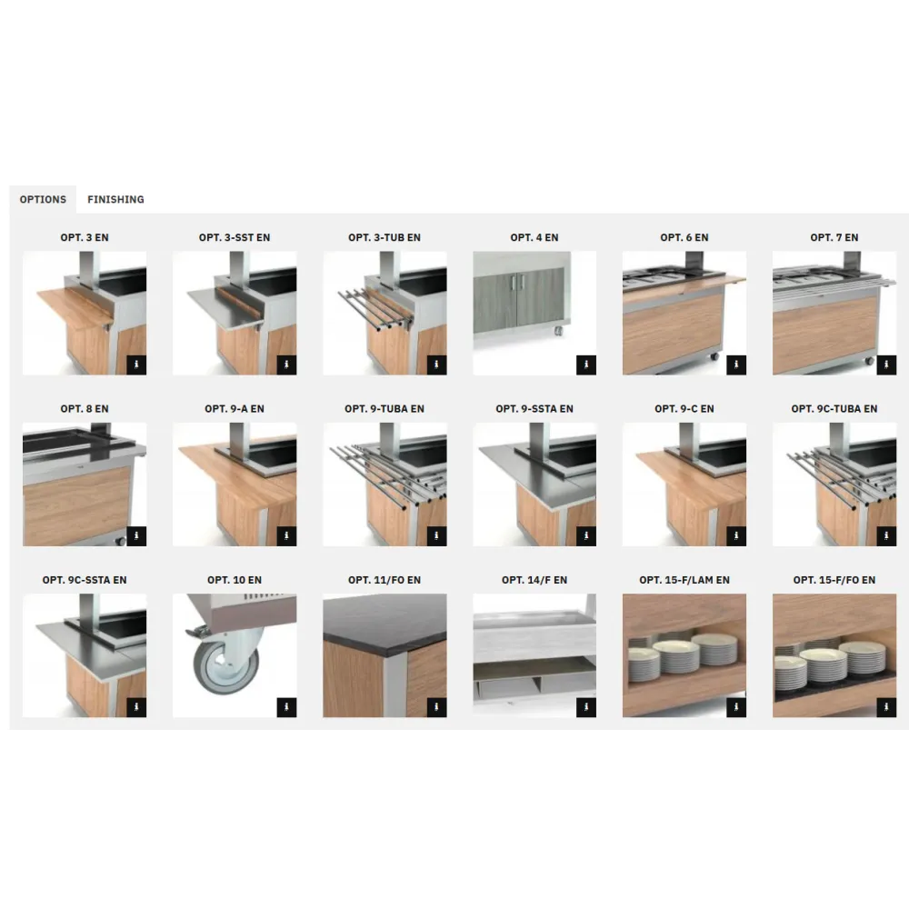 Athena 3 RV/M Mobile Refrigerated Buffet