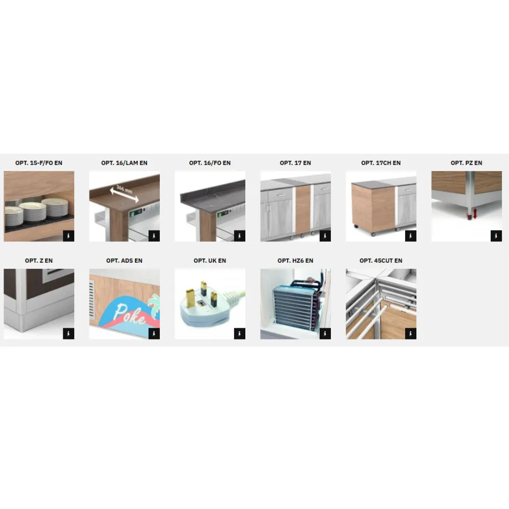 Athena 5 RV/M Premium Buffet Refrigerator